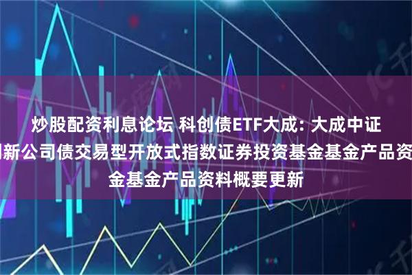 炒股配资利息论坛 科创债ETF大成: 大成中证AAA科技创新公司债交易型开放式指数证券投资基金基金产品资料概要更新